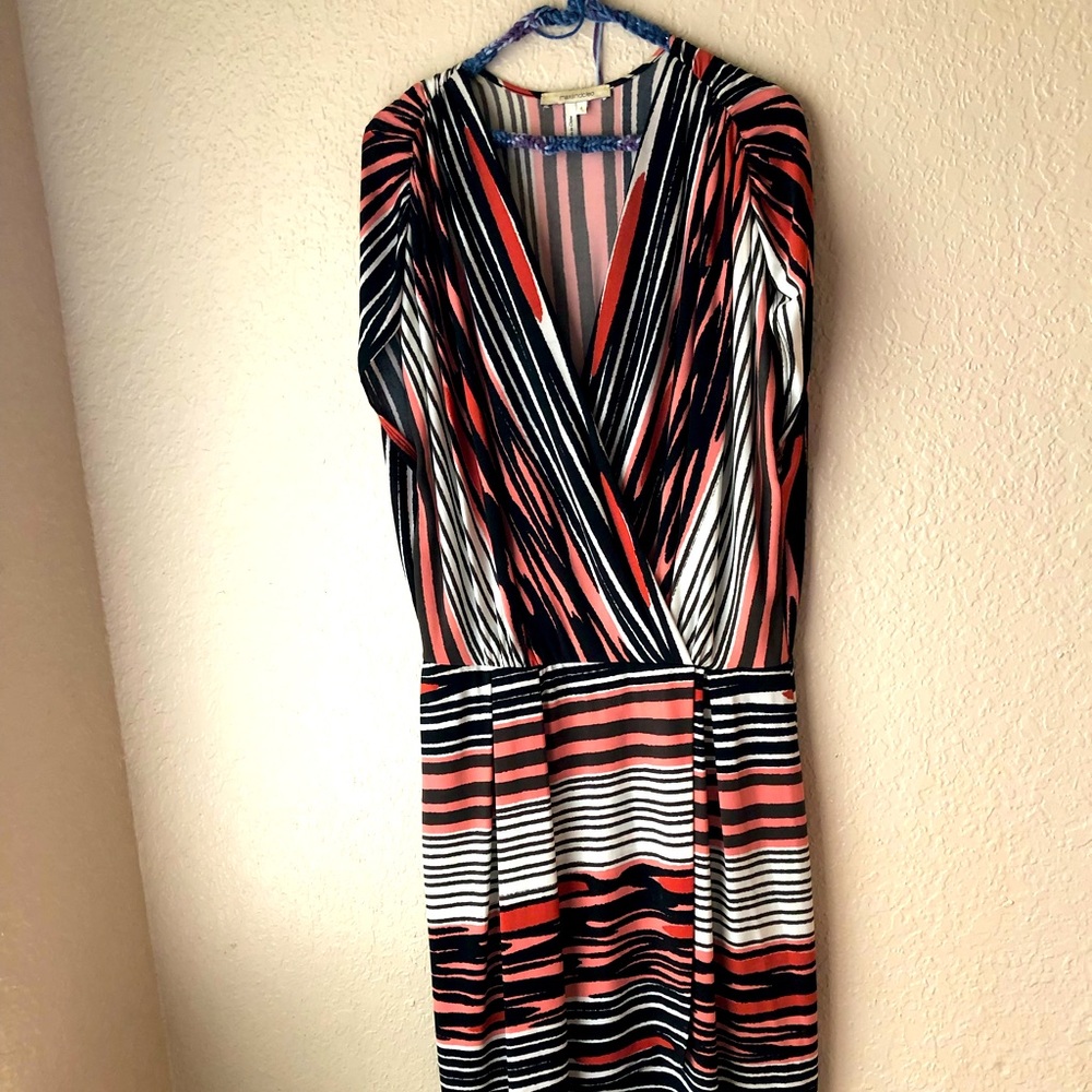 Max & Cleo Faux Wrap Dress